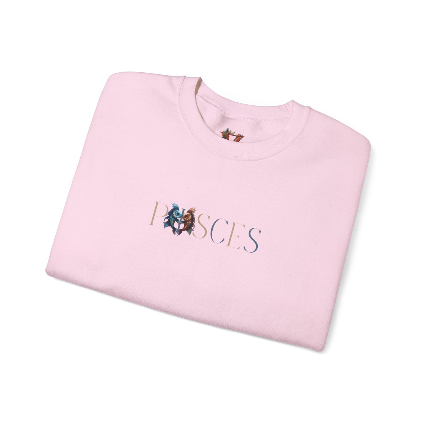 Classic Pisces Zodiac Sweatshirt – Blue & Beige