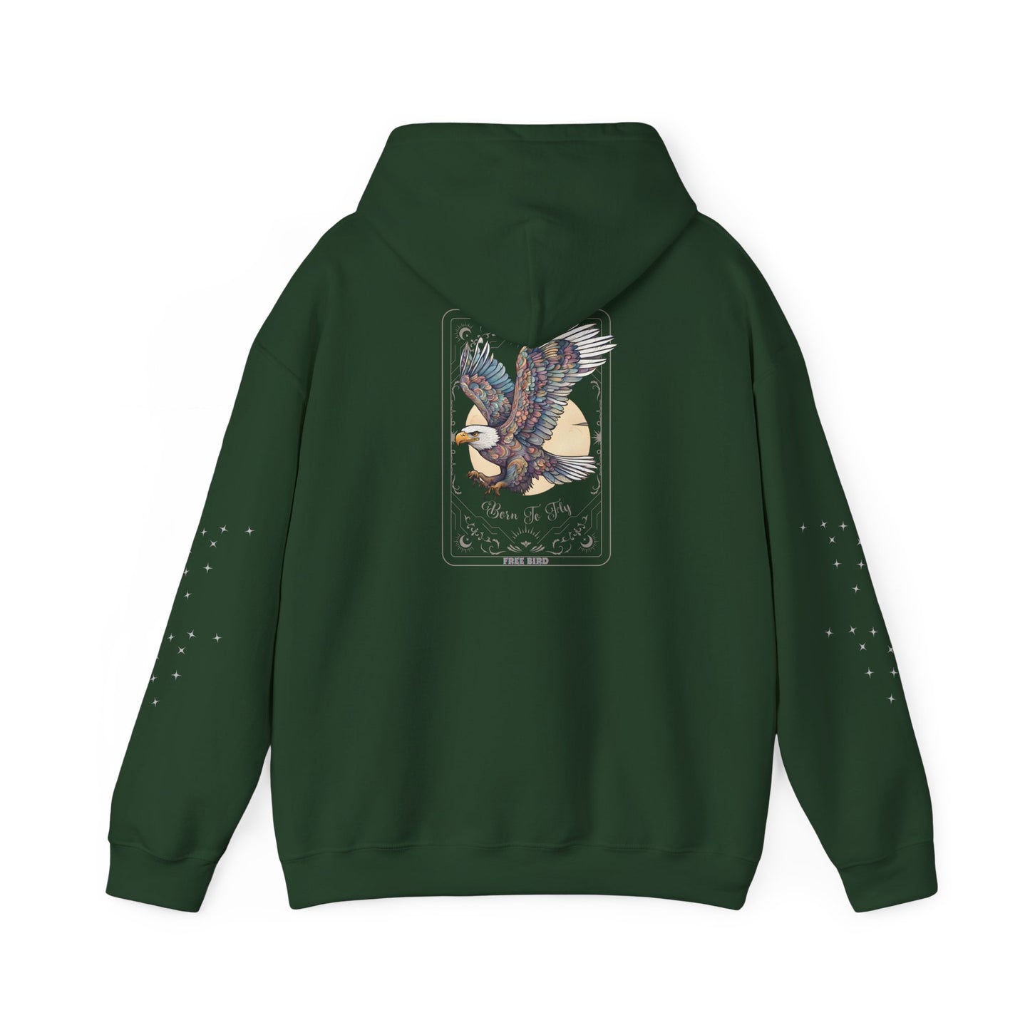 Born To Fly Hoodie - Back And Sleeve Design - Soft And Warm - Vogart 