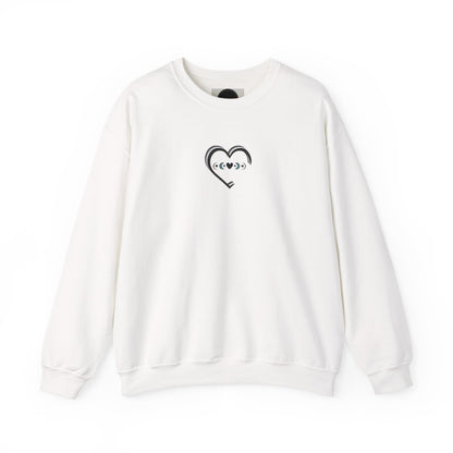 3D Moon Phase Heart Sweatshirt: Celestial Shirt
