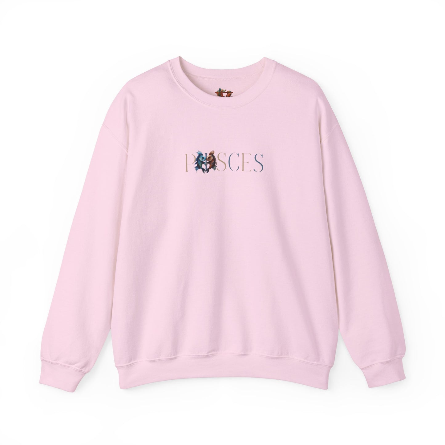 Classic Pisces Zodiac Sweatshirt – Blue & Beige