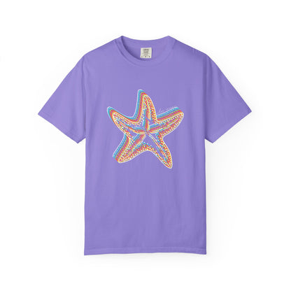 Starfish Rainbow T-Shirt: Summer Beach Clothing