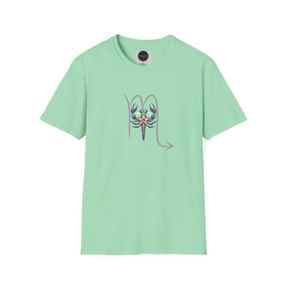 Scorpio Zodiac T-Shirt: Floral Astrology, Boho Horoscope Gift
