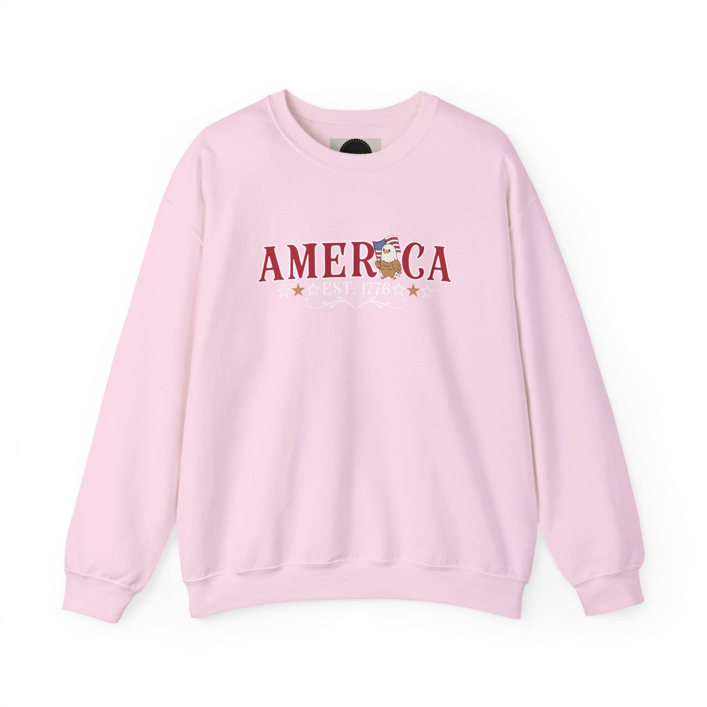 Patriotic America Eagle Sweatshirt: 1776 USA Flag 250 Years Of Freedom Shirt