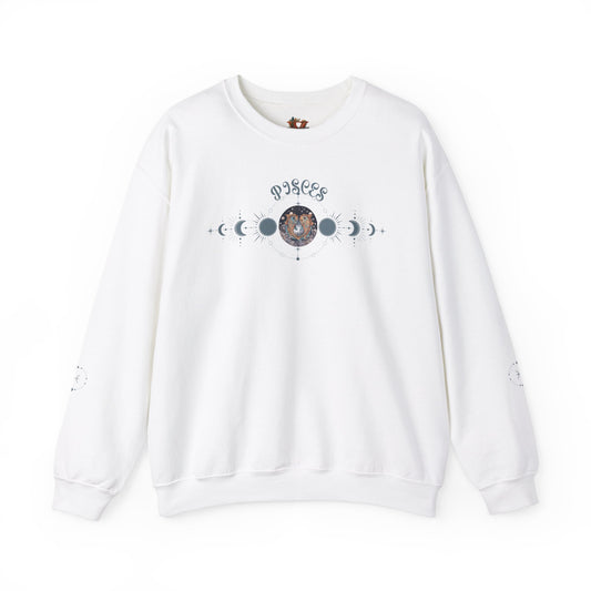 Pisces Moonphase Zodiac Sweatshirt - Cozy Fabric - Vogart 