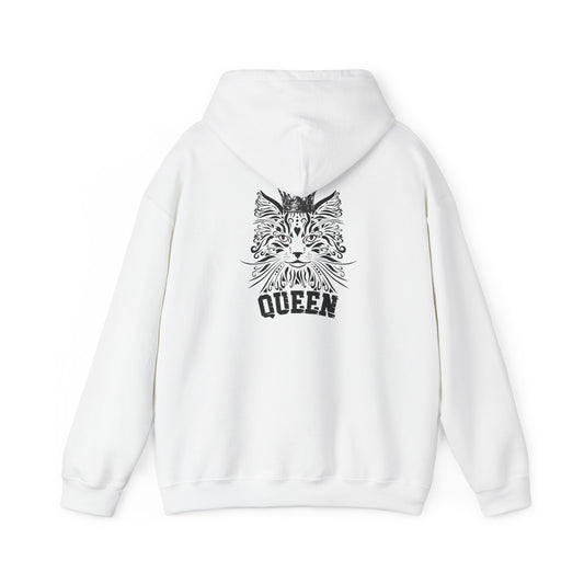 Queen Cat Hoodie - Plush And Warm