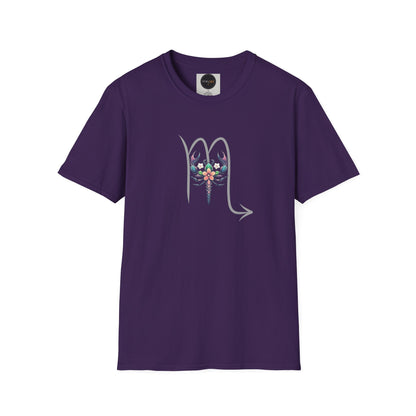 Scorpio Zodiac T-Shirt: Floral Astrology, Boho Horoscope Gift