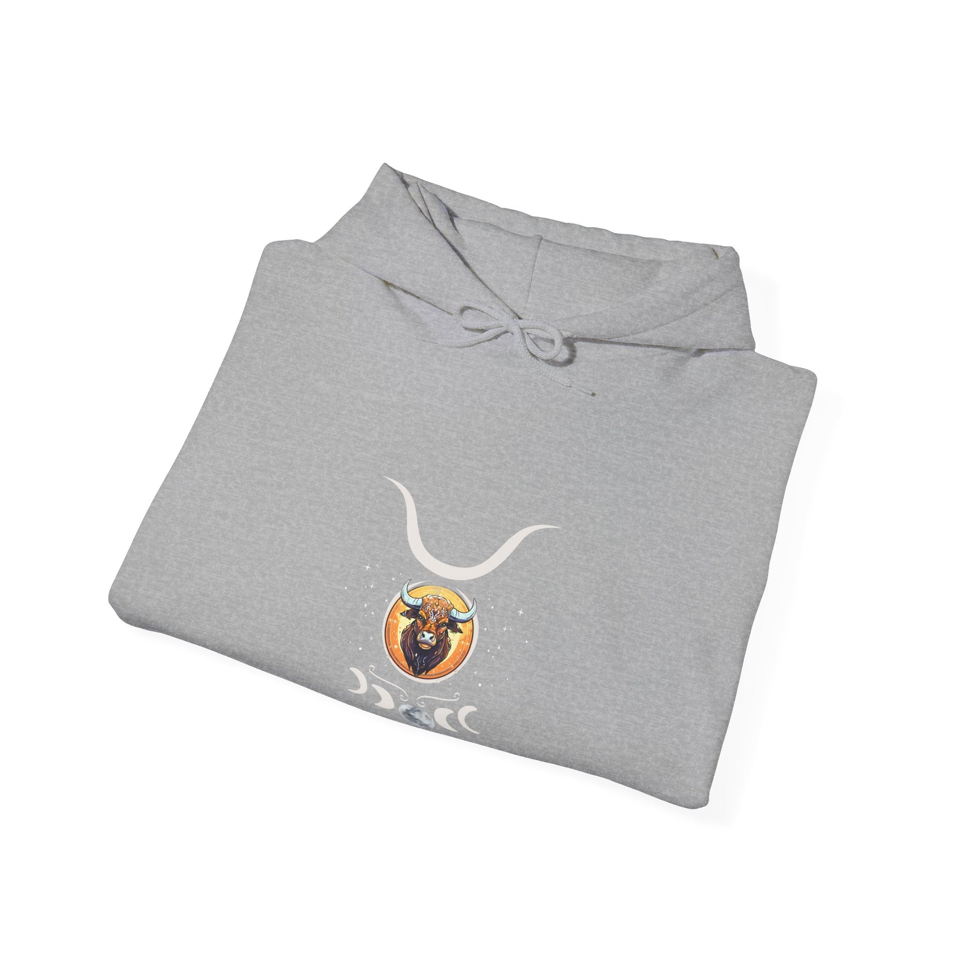 Taurus Zodiac Hoodie - Front And Left Sleeve Design - Soft & Warm - Vogart 