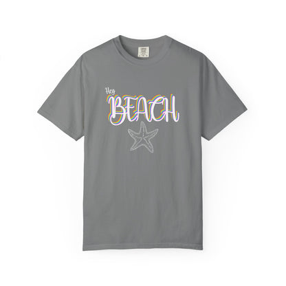 Hey Beach Shirt: Rainbow Summer Starfish Tee