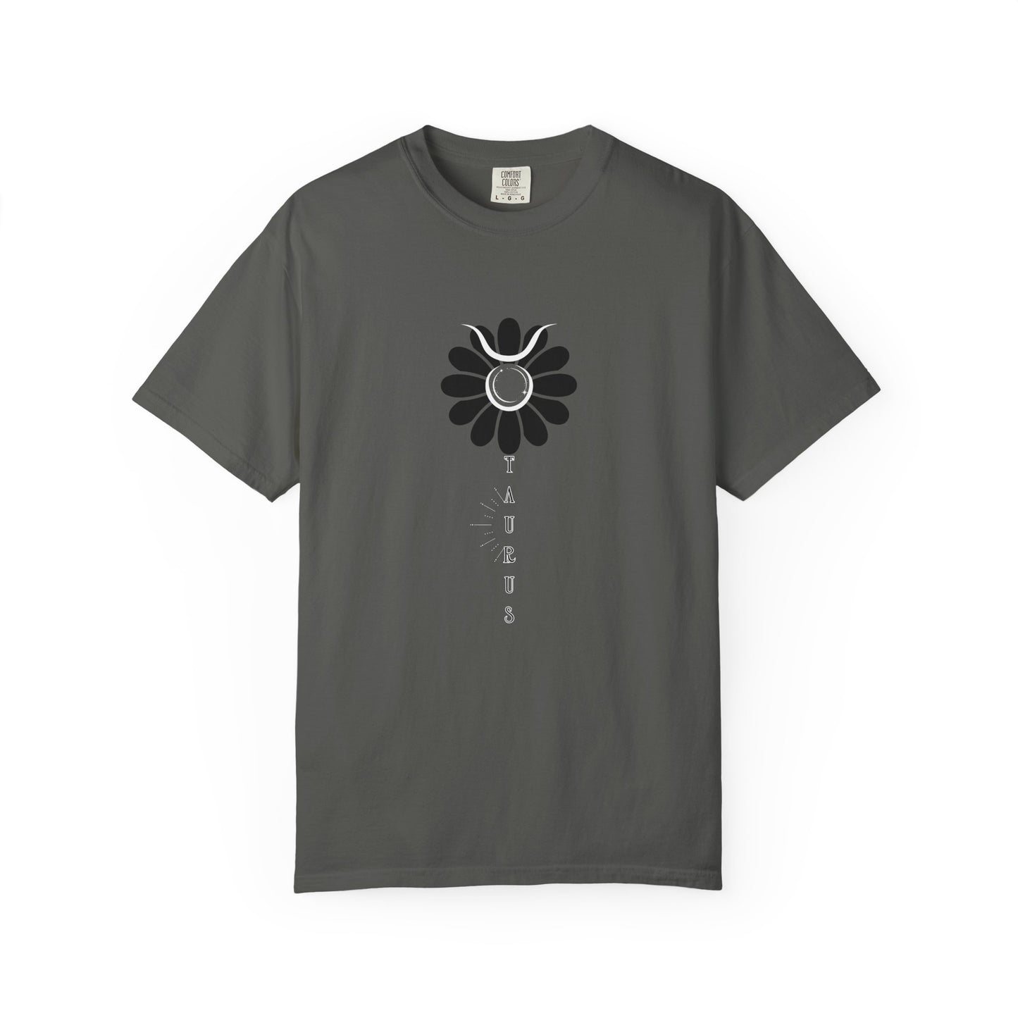 Taurus Flower Shirt: Comfort Colors Floral Tee