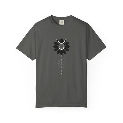Taurus Flower Shirt: Comfort Colors Floral Tee