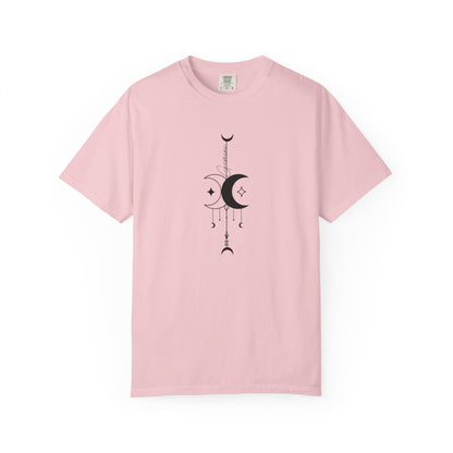 Gemini Celestial T-Shirt: Twin Moon Comfort Colors Tee