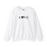 Love Black Heart Sweatshirt – Creativity and Comfort