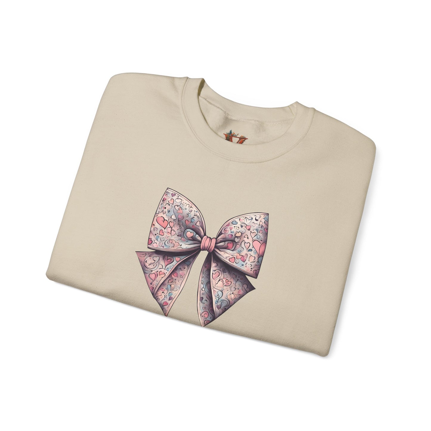 Heart Ribbon Bow X.O.X.O Valentine’s Sweatshirt - Charming and Unique