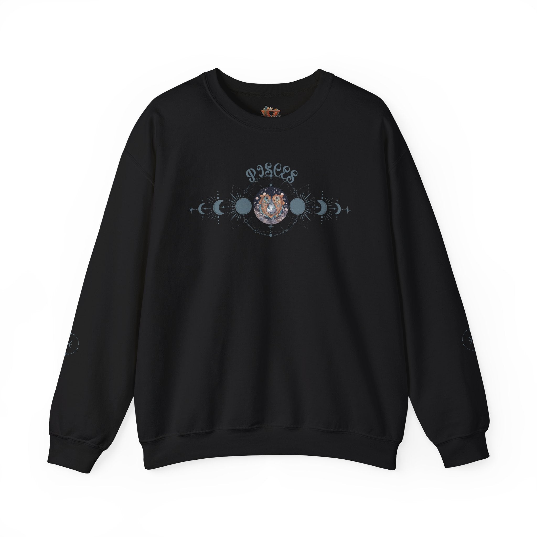 Pisces Moonphase Zodiac Sweatshirt - Cozy Fabric - Vogart 