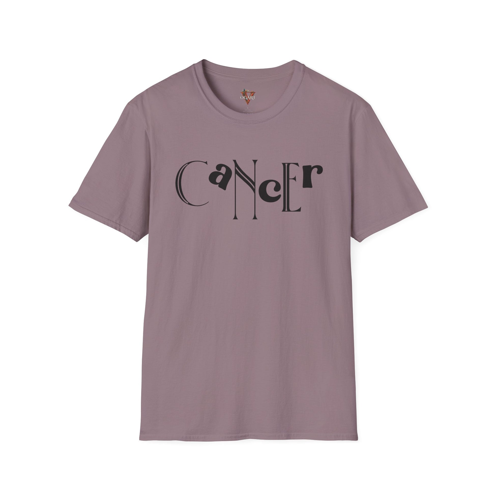 Duality Cancer T‑Shirt – Bold Zodiac Wordmark Tee - Vogart