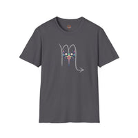 Scorpio Floral Emblem T-Shirt – Zodiac Scorpion Design
