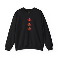 Canadian Heart Leaves Sweatshirt – Unique & Cozy Design