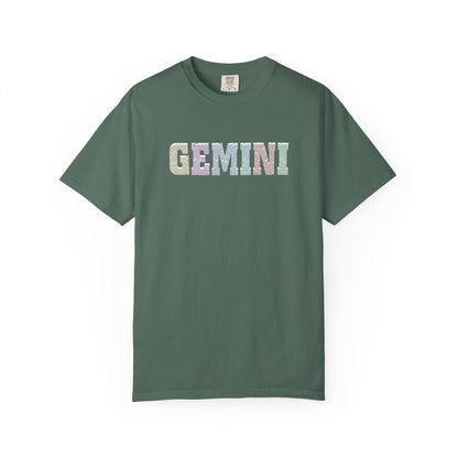Gemini Zodiac T-Shirt: Comfort Colors Pastel Tee