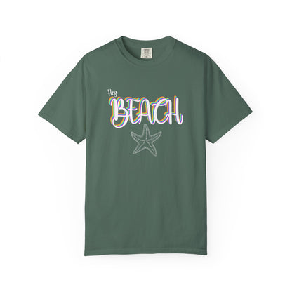 Hey Beach Shirt: Rainbow Summer Starfish Tee