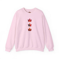 Canadian Heart Leaves Sweatshirt – Unique & Cozy Design