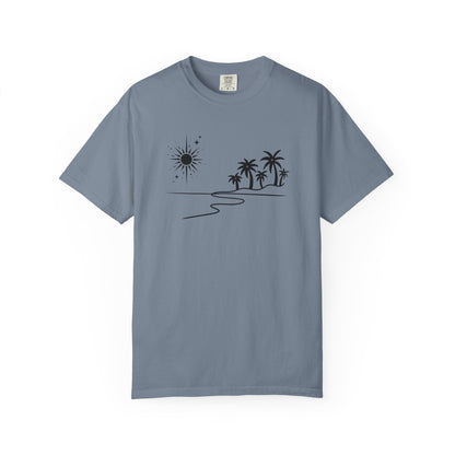 Celestial Beach Comfort Colors Shirt: Summer Graphic Tee