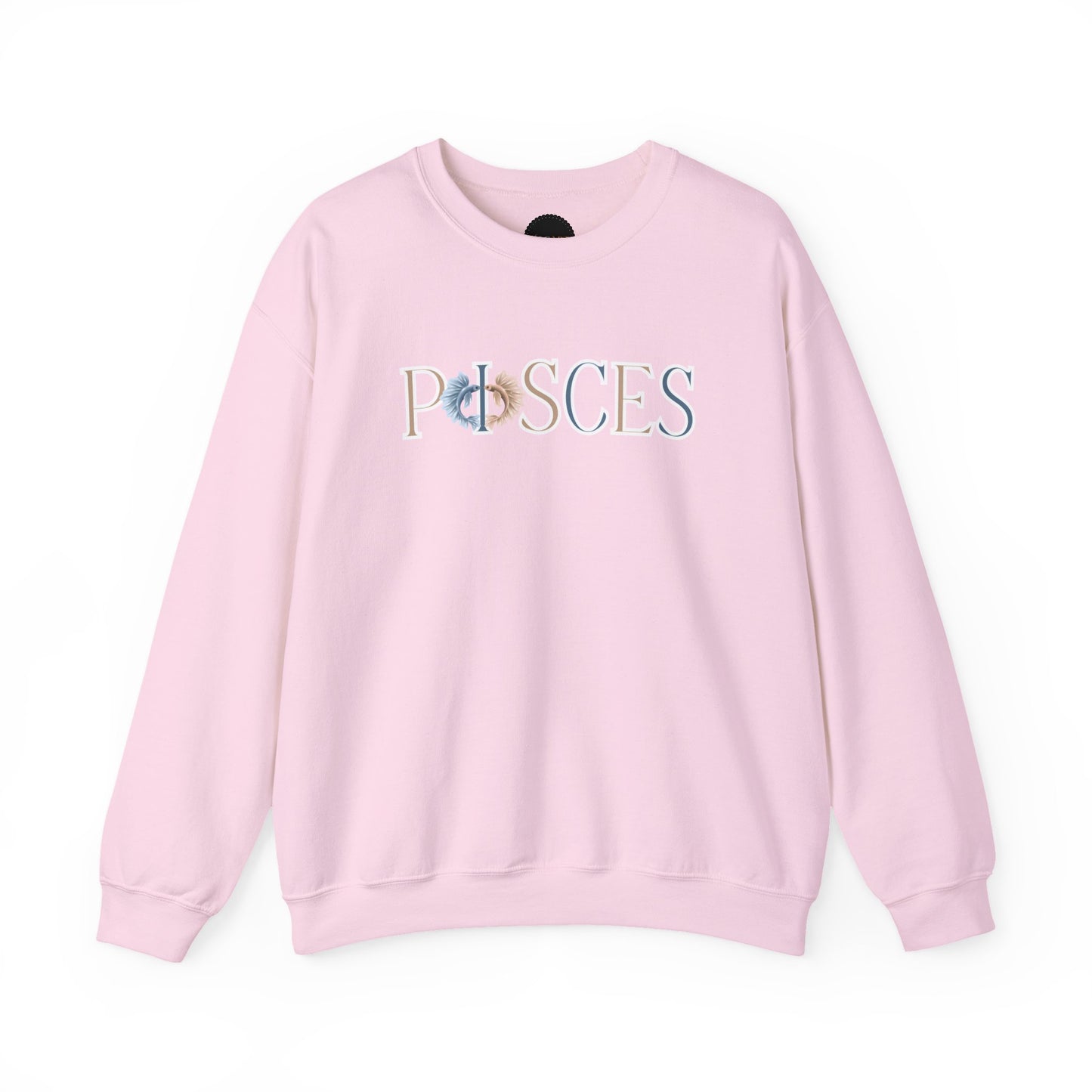 Pisces Zodiac Sweatshirt: Two Fish Astrology Crewneck