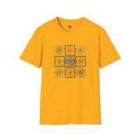Color‑Pop Floral Grid – Floral Graphic Tee