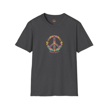 Retro Peace Graphic Tee: 60s 70s Hippie Style