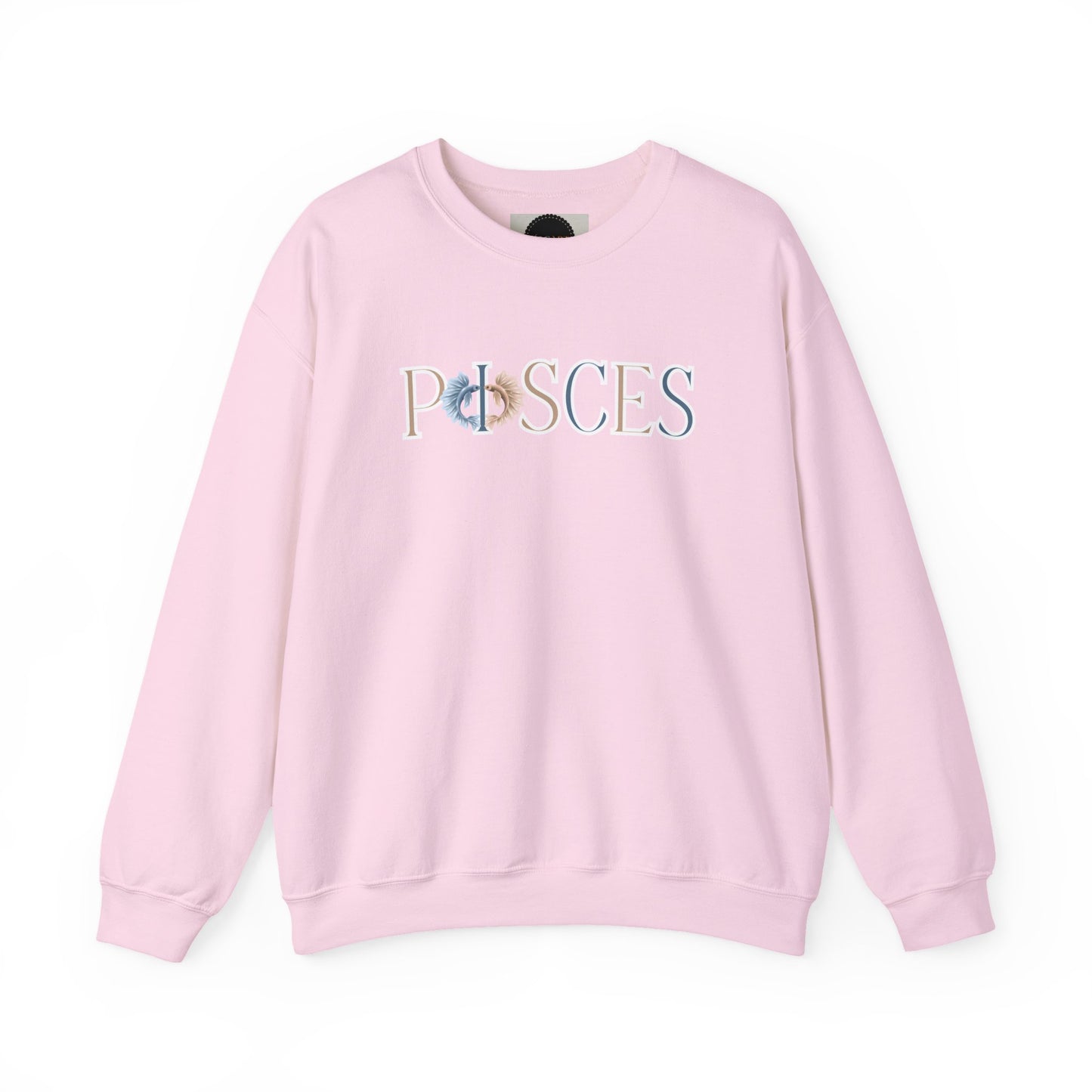 Pisces Zodiac Sweatshirt: Two Fish Astrology Crewneck