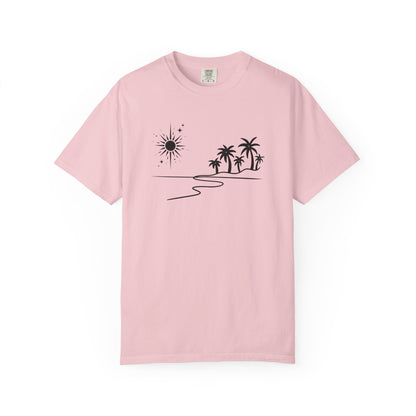 Celestial Beach Comfort Colors Shirt: Summer Graphic Tee