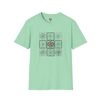 Color‑Pop Floral Grid – Floral Graphic Tee