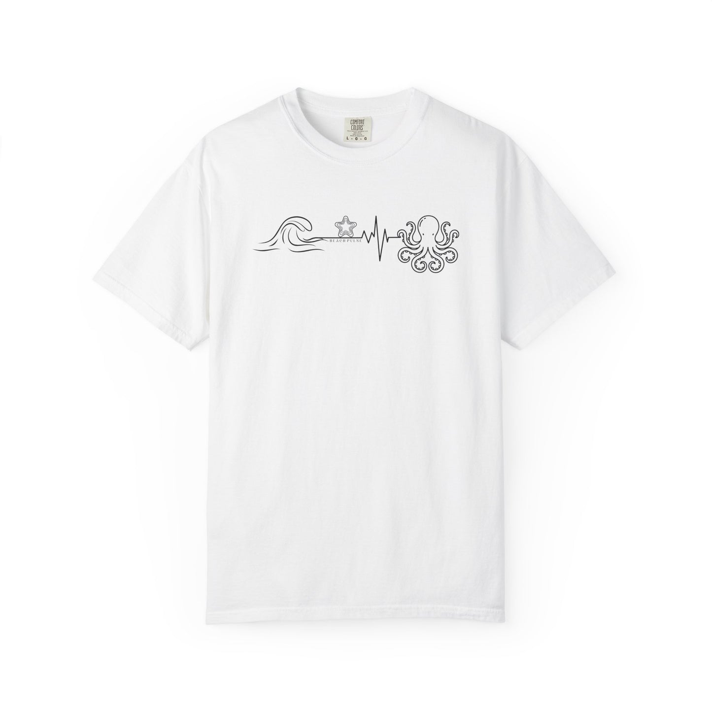 Beach Pulse T-shirt: Comfort Colors Summer Shirt