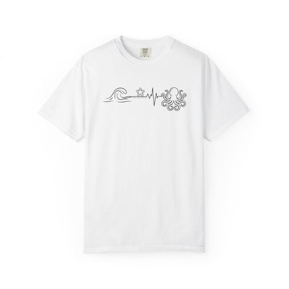 Beach Pulse T-shirt: Comfort Colors Summer Shirt