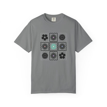 Trendy Boho Floral T-Shirt: Comfort Colors Summer Tee