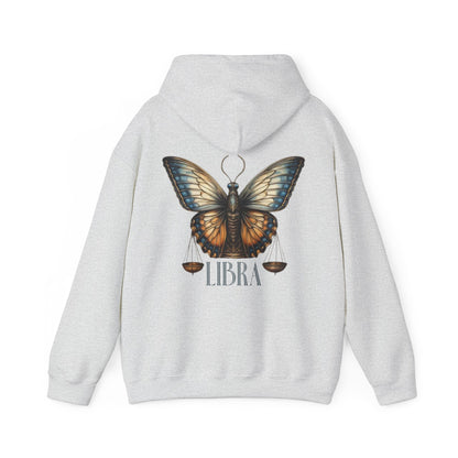 Libra Zodiac Hoodie: Butterfly Astrology Sweatshirt
