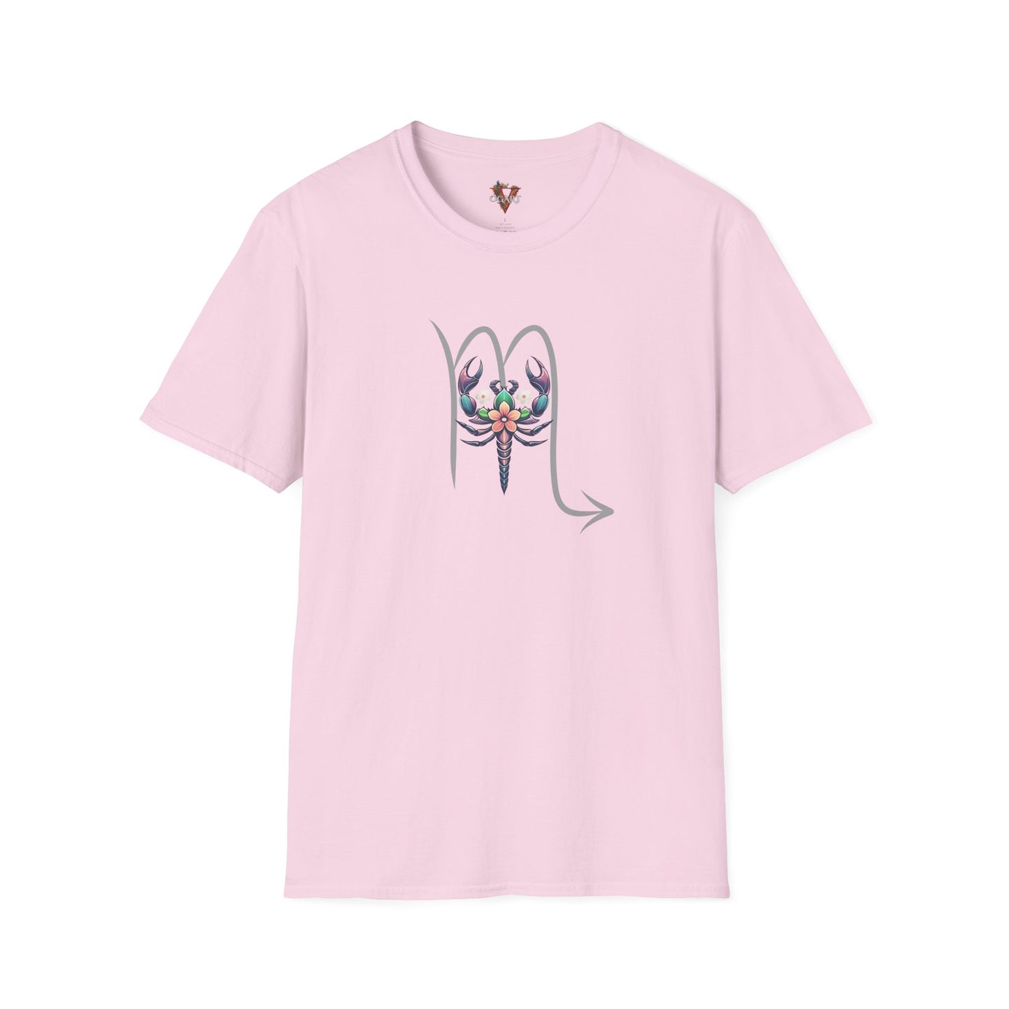 Scorpio Floral Emblem T-Shirt – Zodiac Scorpion Design