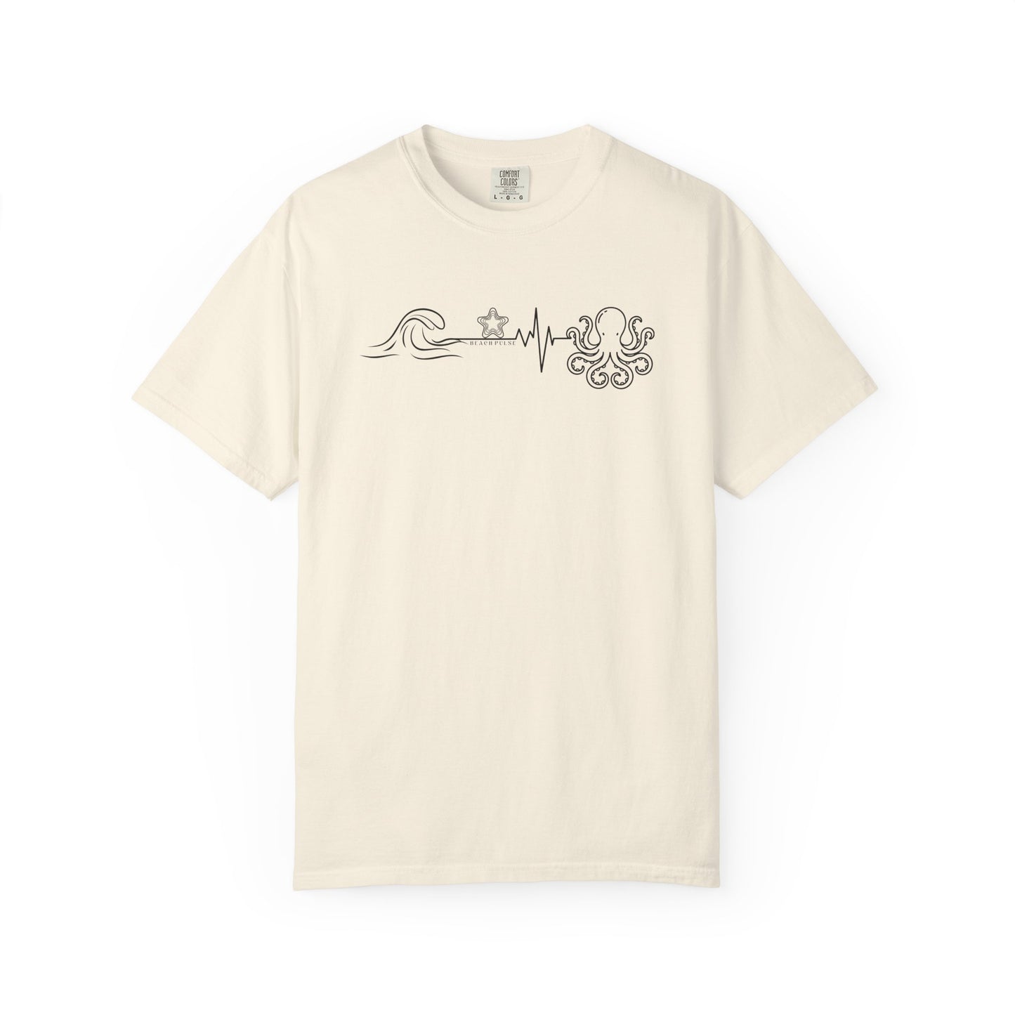 Beach Pulse T-shirt: Comfort Colors Summer Shirt