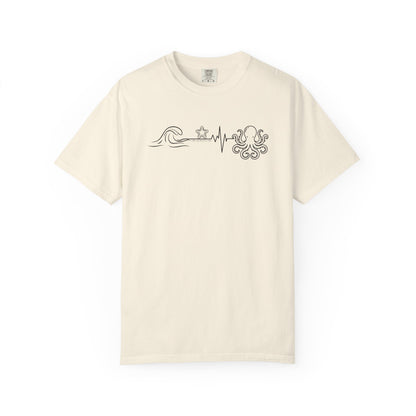 Beach Pulse T-shirt: Comfort Colors Summer Shirt