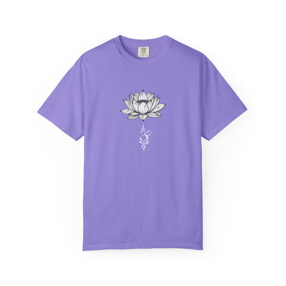 Lotus Flower Om Yoga T-Shirt: Spiritual Boho Chakra Tee