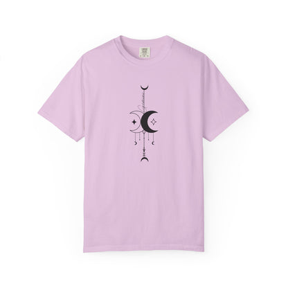 Gemini Celestial T-Shirt: Twin Moon Comfort Colors Tee
