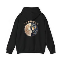 Gemini Hoodie – Moon Phases & Constellation Zodiac Pullover
