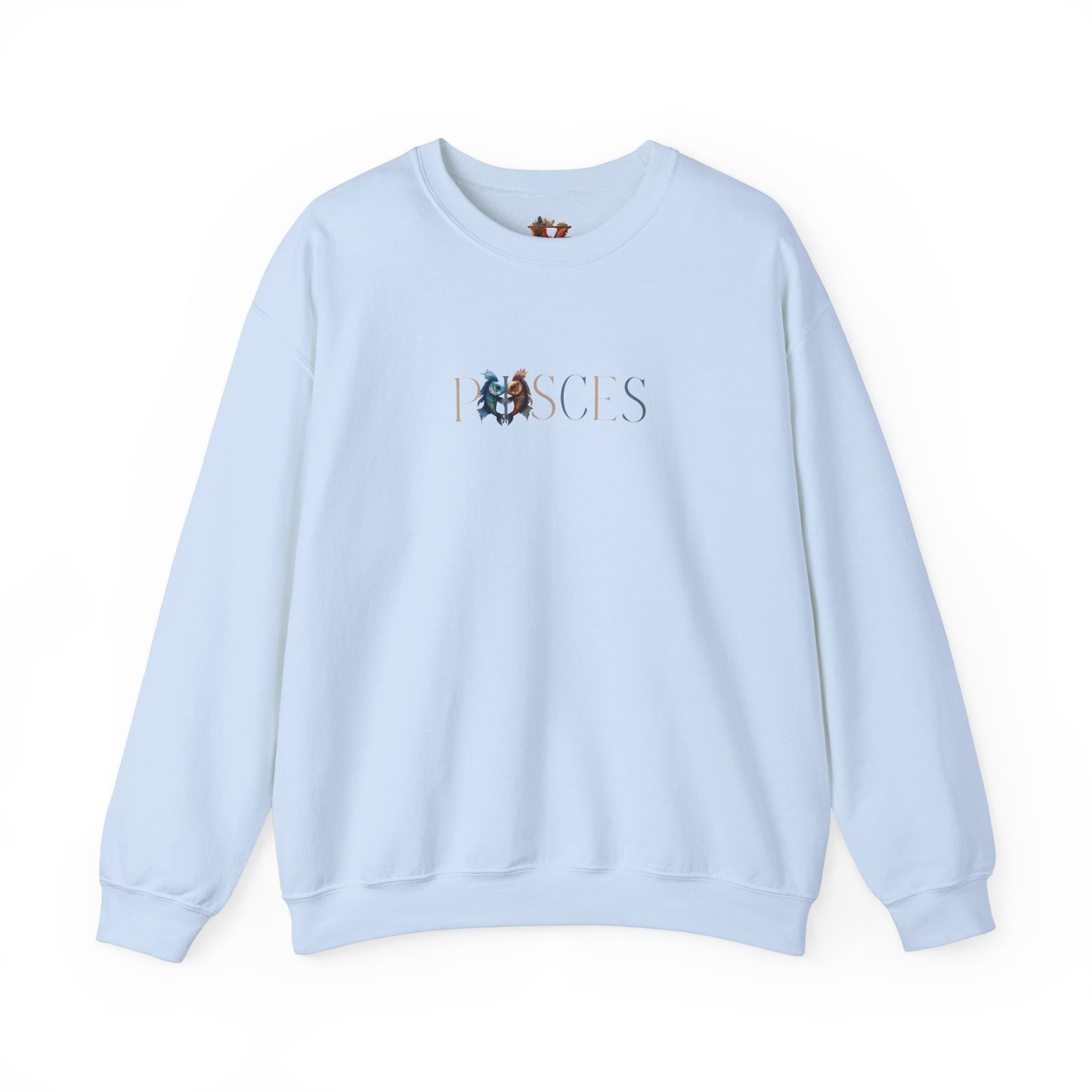 Classic Pisces Zodiac Sweatshirt – Blue & Beige