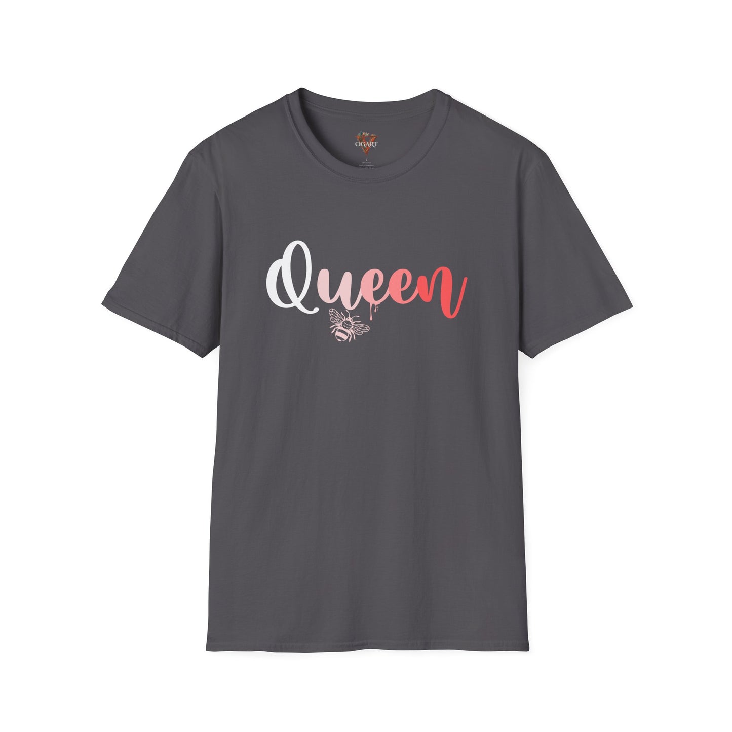Queen Bee Gradient Letter T-Shirt – Empowered & Bold