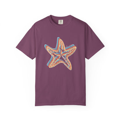 Starfish Rainbow T-Shirt: Summer Beach Clothing
