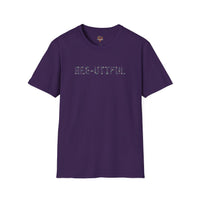BEE-UTIFUL Honeycomb T-Shirt Letter  – Punny Bee Lover