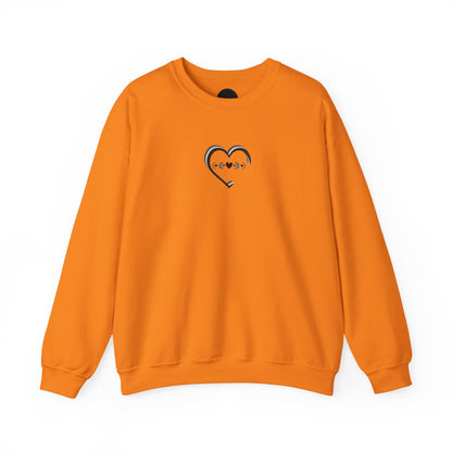 3D Moon Phase Heart Sweatshirt: Celestial Shirt