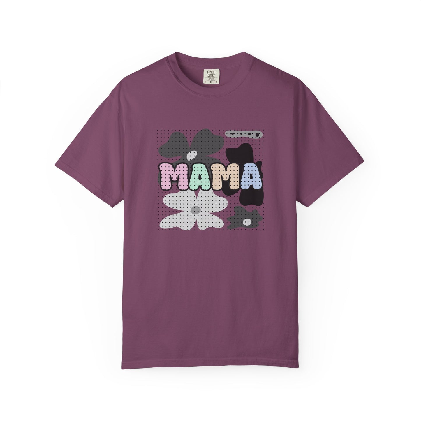 Mama Floral Shirt: Comfort Colors Pastel Mom Shirt
