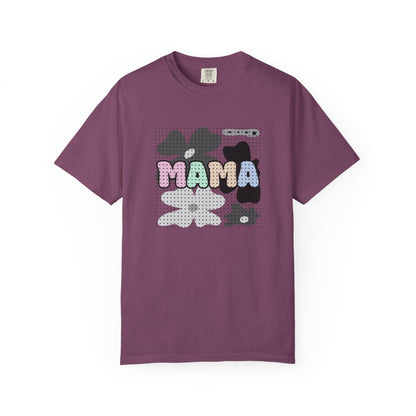 Mama Floral Shirt: Comfort Colors Pastel Mom Shirt