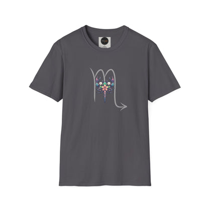 Scorpio Zodiac T-Shirt: Floral Astrology, Boho Horoscope Gift