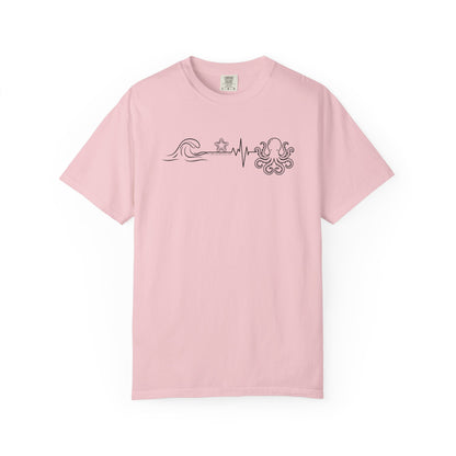 Beach Pulse T-shirt: Comfort Colors Summer Shirt